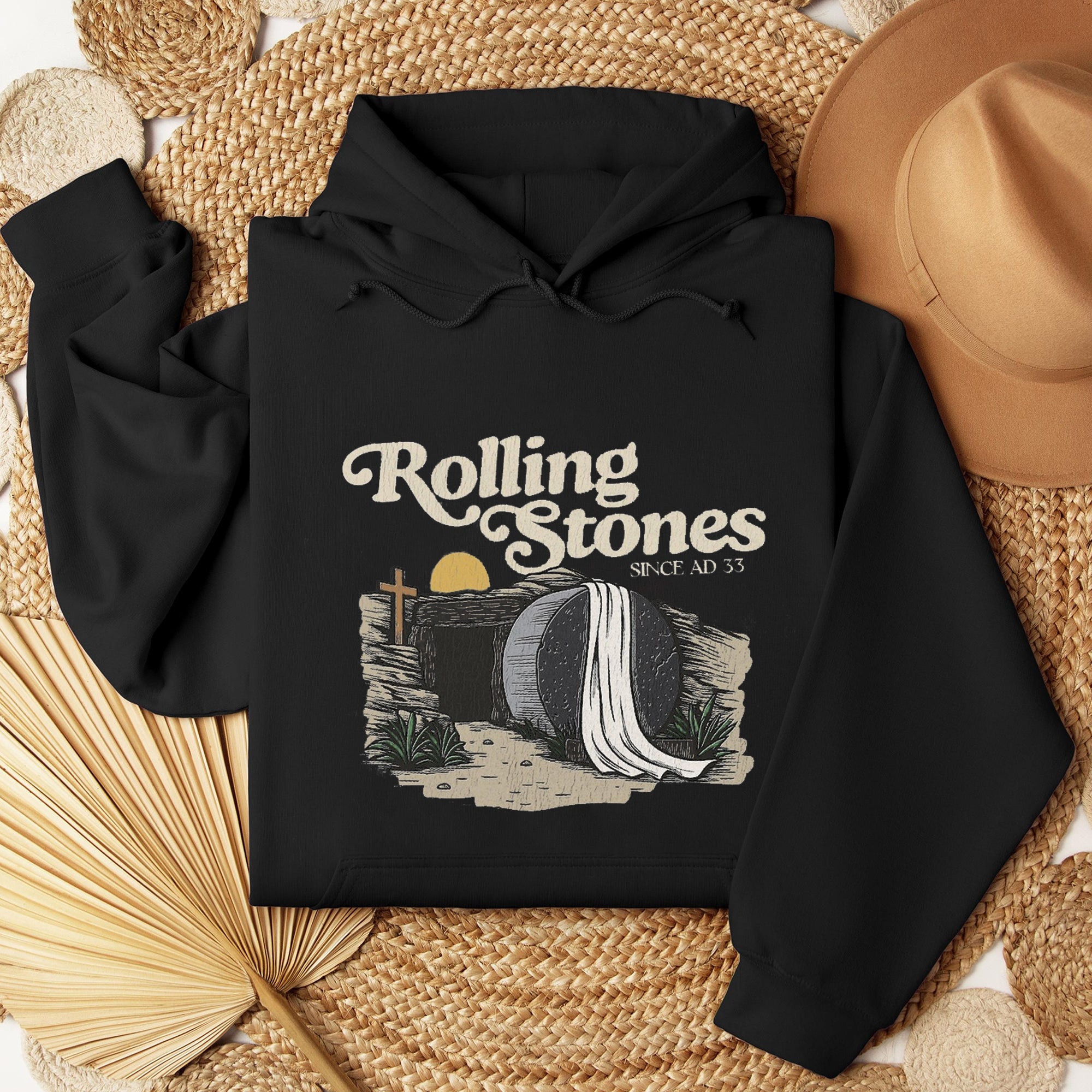 Rolling Stones Easter T-Shirt, Trendy Easter Shirt, Jesus Christ Shirt, Gift For Christian, Faith-Based Graphic Tee. ILAF40